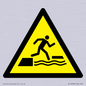 WL12008: W068 Warning: Falling into water when stepping on or off a floating surface