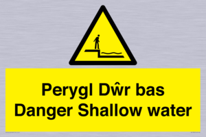 WL13052: Perygl Dwr bas Danger Shallow water