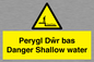 WL13052: Perygl Dwr bas Danger Shallow water