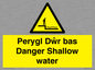 WL13052: Perygl Dwr bas Danger Shallow water