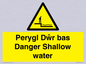 WL13052: Perygl Dwr bas Danger Shallow water