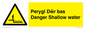 WL13052: Perygl Dwr bas Danger Shallow water