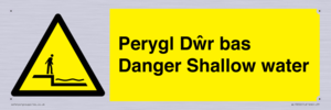 WL13052: Perygl Dwr bas Danger Shallow water