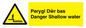 WL13052: Perygl Dwr bas Danger Shallow water
