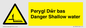 WL13052: Perygl Dwr bas Danger Shallow water