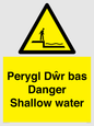 WL13052: Perygl Dwr bas Danger Shallow water
