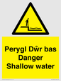 WL13052: Perygl Dwr bas Danger Shallow water