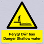 WL13052: Perygl Dwr bas Danger Shallow water