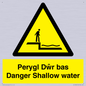 WL13052: Perygl Dwr bas Danger Shallow water