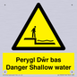 WL13052: Perygl Dwr bas Danger Shallow water