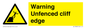 WL13080: Warning Unfenced cliff edge