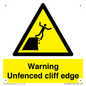 WL13080: Warning Unfenced cliff edge