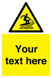 WL7397: Custom Warning surf craft area