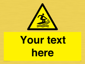 WL7397: Custom Warning surf craft area