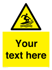 WL7397: Custom Warning surf craft area