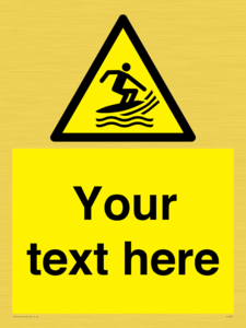 WL7397: Custom Warning surf craft area