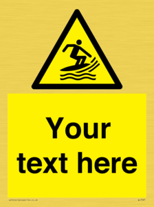 WL7397: Custom Warning surf craft area