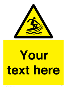 WL7397: Custom Warning surf craft area