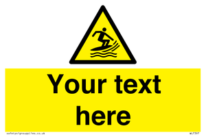 WL7397: Custom Warning surf craft area