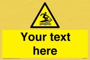 WL7397: Custom Warning surf craft area