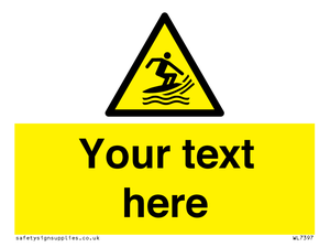 WL7397: Custom Warning surf craft area