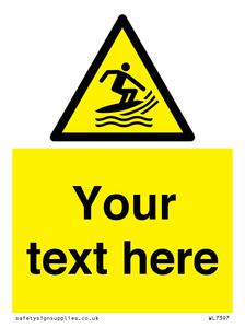 WL7397: Custom Warning surf craft area