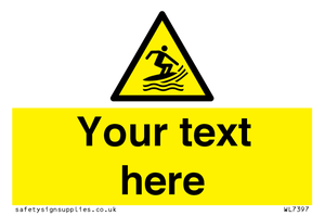 WL7397: Custom Warning surf craft area