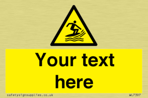 WL7397: Custom Warning surf craft area