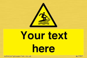 WL7397: Custom Warning surf craft area