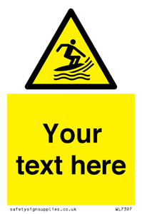 WL7397: Custom Warning surf craft area