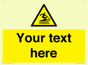 WL7397: Custom Warning surf craft area