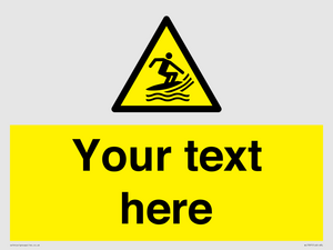 WL7397: Custom Warning surf craft area