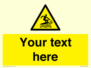 WL7397: Custom Warning surf craft area