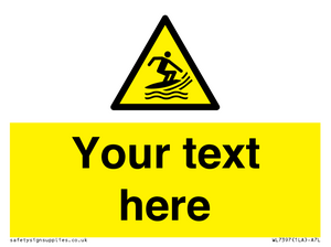 WL7397: Custom Warning surf craft area