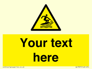 WL7397: Custom Warning surf craft area