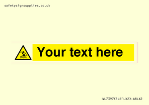 WL7397: Custom Warning surf craft area