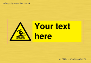 WL7397: Custom Warning surf craft area