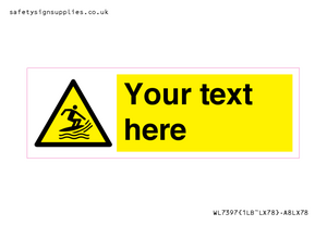 WL7397: Custom Warning surf craft area