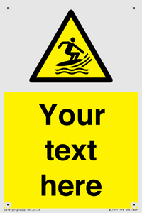 WL7397: Custom Warning surf craft area