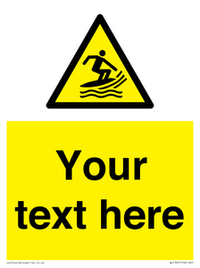 WL7397: Custom Warning surf craft area