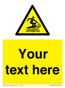 WL7397: Custom Warning surf craft area