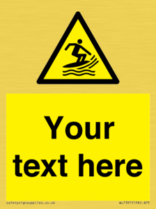 WL7397: Custom Warning surf craft area