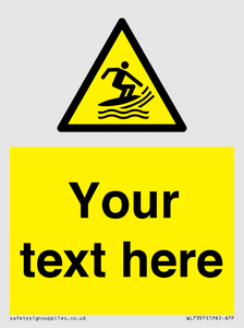 WL7397: Custom Warning surf craft area