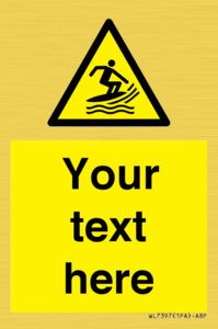 WL7397: Custom Warning surf craft area