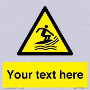 WL7397: Custom Warning surf craft area