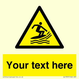 WL7397: Custom Warning surf craft area