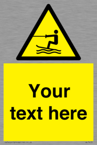 WL7413: Custom Warning towed water activity area