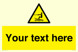 WL7413: Custom Warning towed water activity area