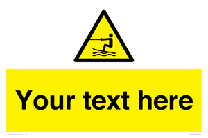 WL7413: Custom Warning towed water activity area