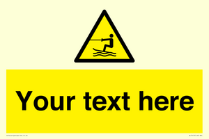 WL7413: Custom Warning towed water activity area